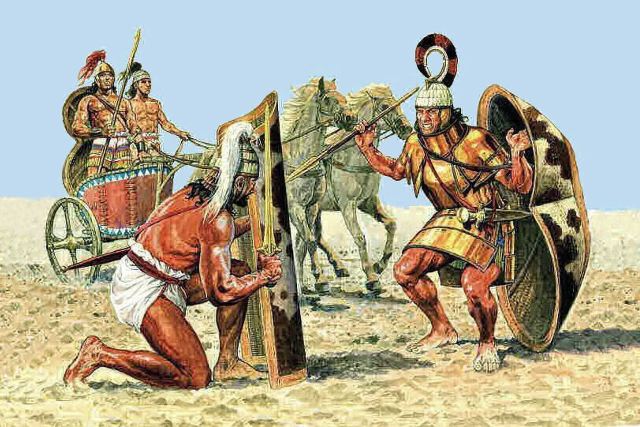 Mycenaean Bronze Age warriors - 1600-1100 BC